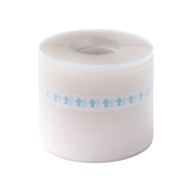 Kantet hydrokolloid forbindingsrull med trekkflik for brannsår